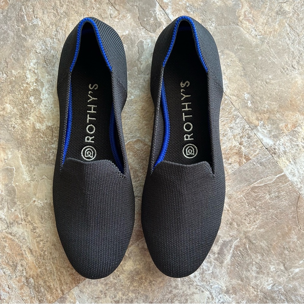 Rothy's Black The Loafer Slip-Ons